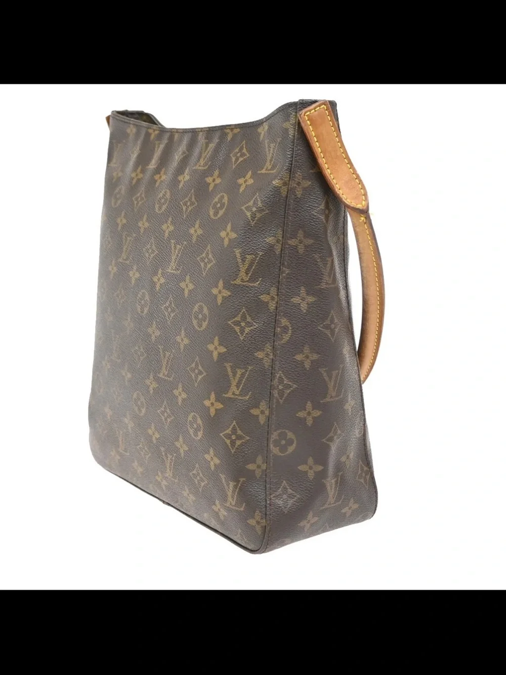 Louis Vuitton Brown Monogram Canvas Shoulder Bag